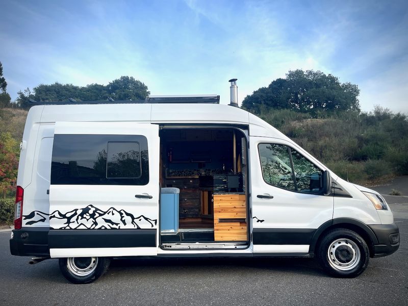 Picture 5/42 of a 2020 Ford Transit Camper Van, Wood stove, Off-grid w/ Solar for sale in Berkeley, California