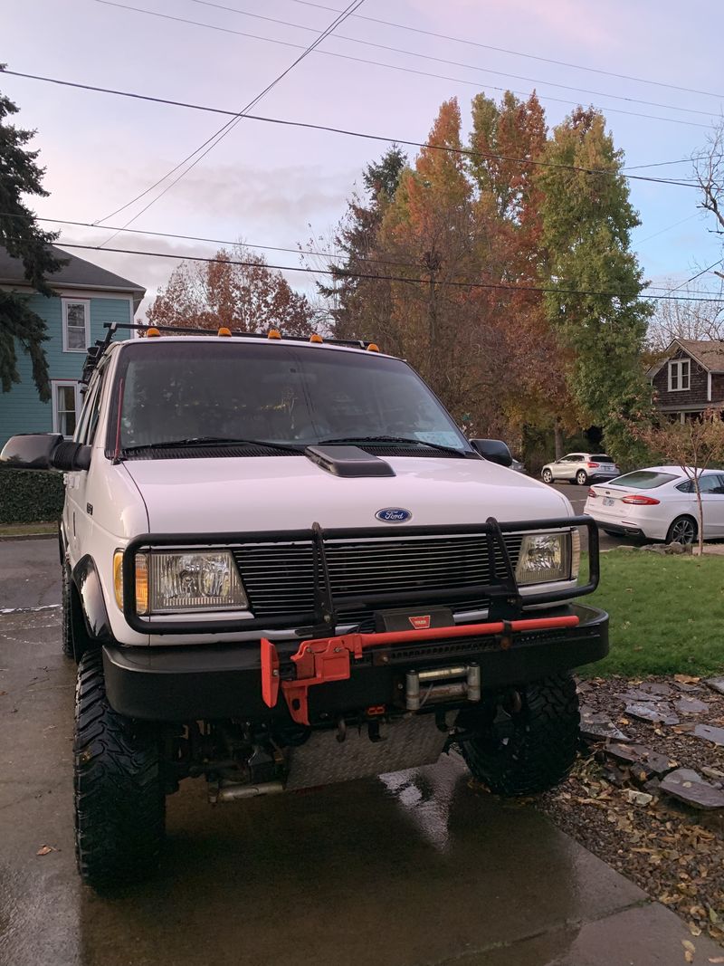 Picture 4/12 of a 1994 Ford E350 with 2002 suspension 4x4 Adventure Van  for sale in Salem, Oregon