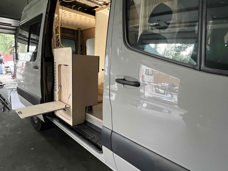 Picture 3/19 of a 4x4 144 NEW Sprinter camper van with bathroom & electric bed for sale in Big Bear City, California