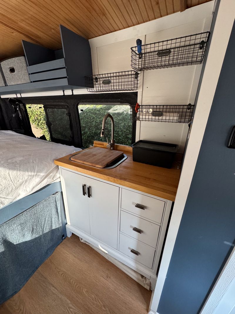 Picture 5/19 of a 2017 Ford Transit 350 HD High Roof Camper Van Wet Bath 84K m for sale in Studio City, California