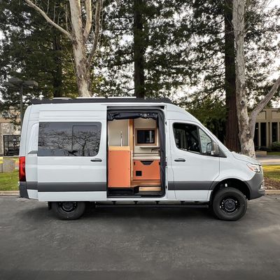 Photo of a Camper Van for sale: AWD Mercedes Sprinter 144" Campervan with Indoor Shower