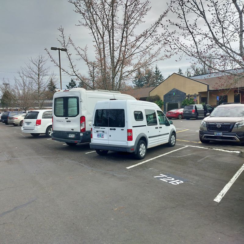Picture 2/10 of a 2010 low miles Transit Connect camper van for sale in Eugene, Oregon
