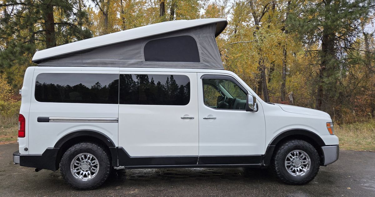 Camper Van For Sale 2012 Nissan NV3500 HD Roadtrek Pop Top Camper Van