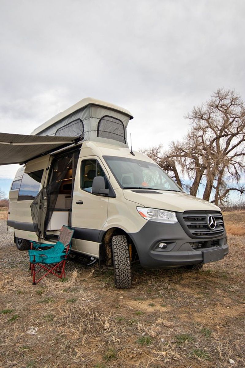 Picture 1/11 of a 2020 Mercedes Sprinter 170" - seats and sleeps 4 (pop top) for sale in Boulder, Colorado