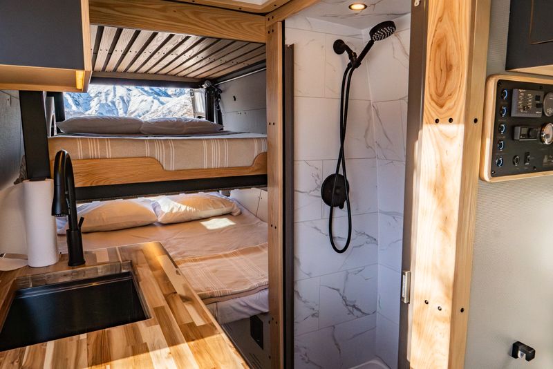 Picture 5/8 of a Legend 4x4 Mercedes with seats and beds for 4 people! for sale in Lindon, Utah
