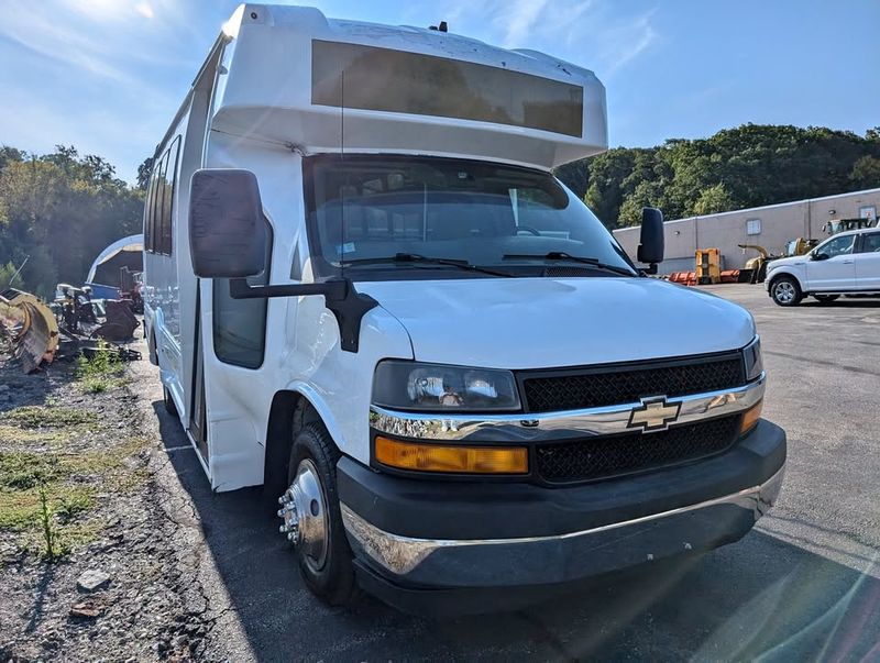 Picture 2/11 of a 2017 Chevy Express 4500 shuttle bus for sale in Wareham, Massachusetts