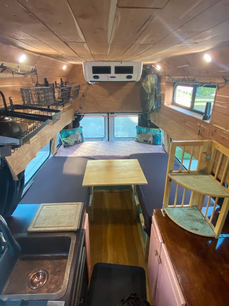 Camper Van For Sale Ford E350 Super Duty Flex Fuel High Top Extended