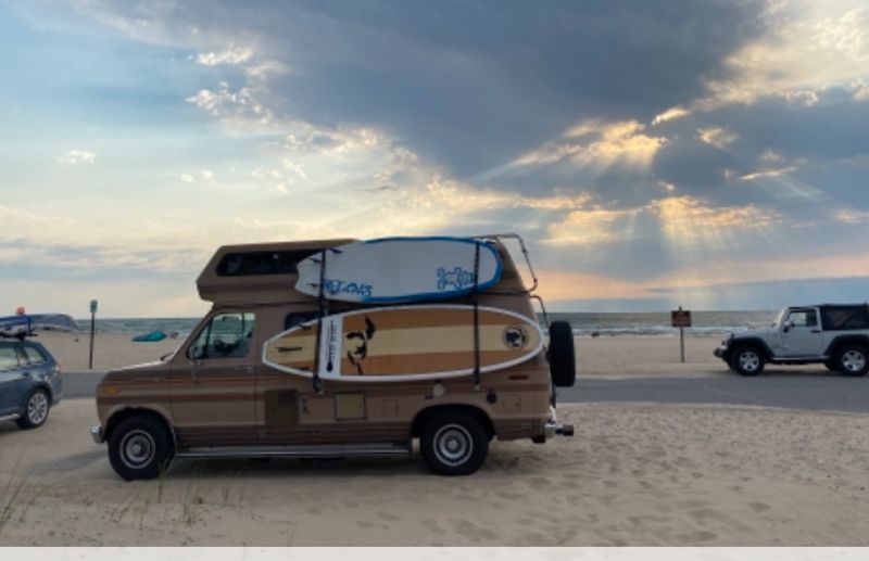 Picture 1/23 of a 1988 Kickass Ford e-150 Hi-top Chariot Camper Van  for sale in Grand Rapids, Michigan