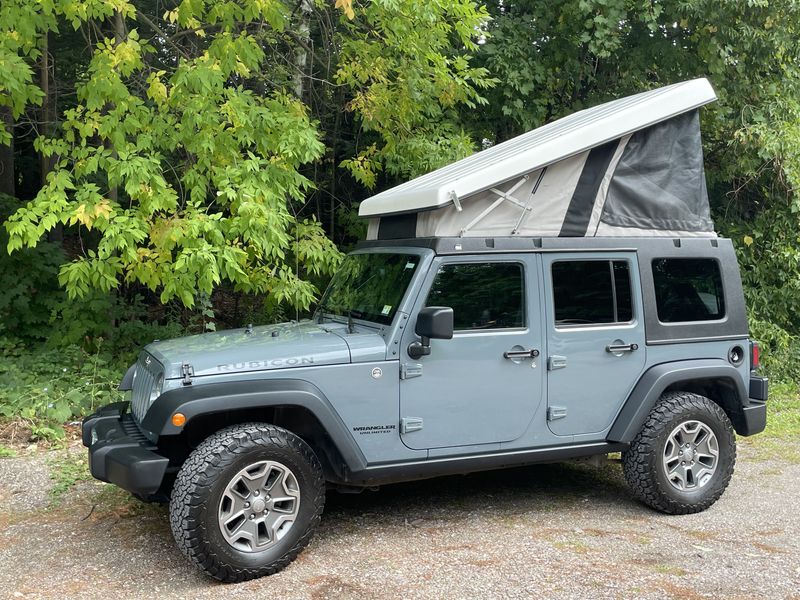 Picture 3/7 of a 2015 Jeep Rubicon with installed Ursa Minor Pop-Top for sale in Burlington, Vermont