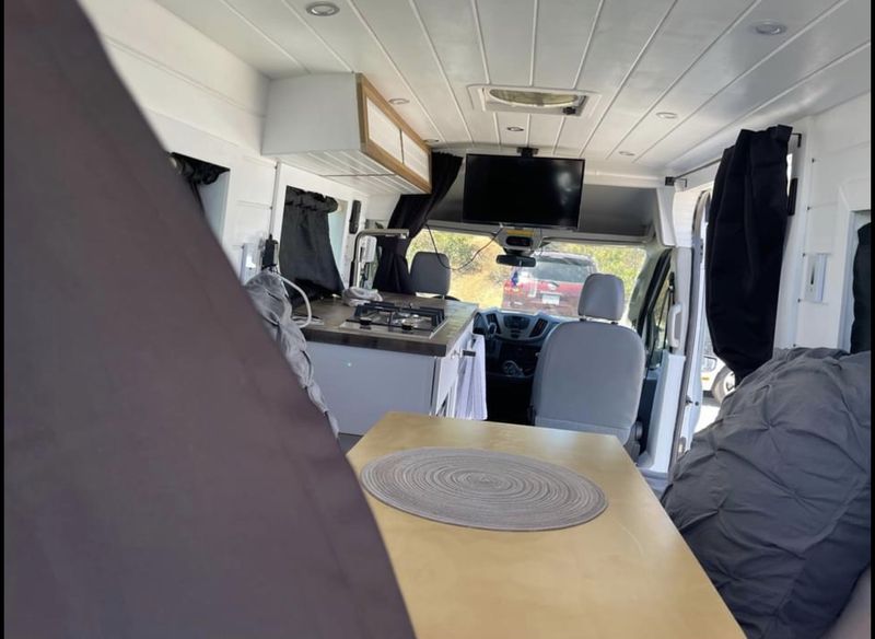 Picture 5/16 of a Cozy Badass Van Ford Transit 2016 XLT 350 for sale in Carlsbad, California