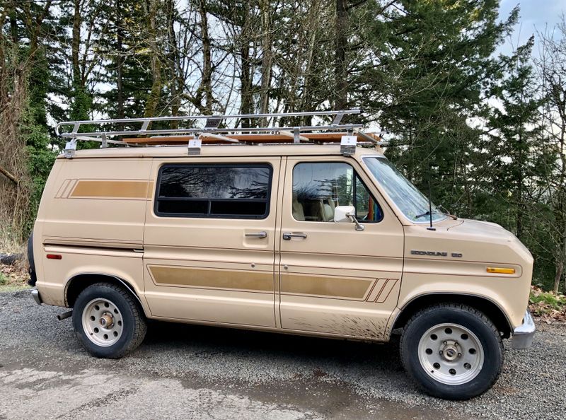 Picture 1/14 of a 1985 Ford E150 4-speed Manual Camper Van for sale in Portland, Oregon
