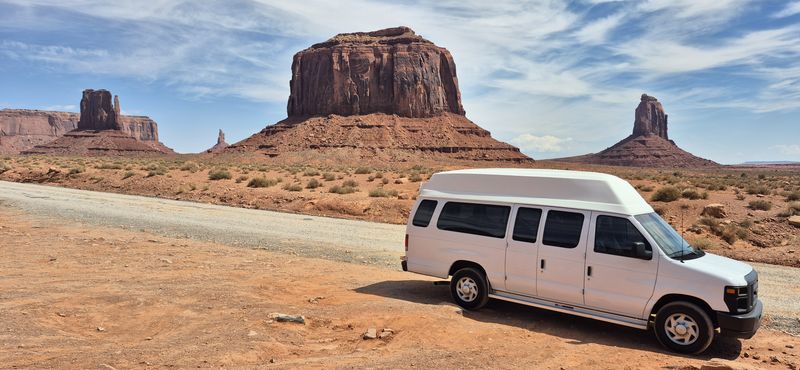 Picture 1/9 of a camper van for 5people Ford e-350 econoline, hightop for sale in Mesa, Arizona