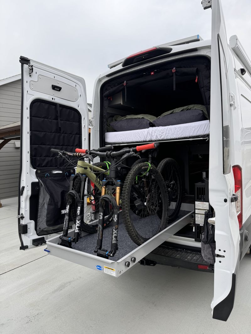 Picture 2/13 of a 2024 Ford Transit Trail  a bikers build for sale in Billings, Montana