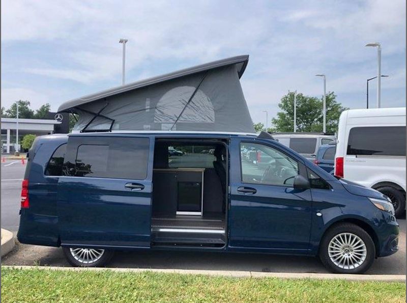 Picture 1/23 of a 2021 Mercedes Metris poptop camervan for sale in Asheville, North Carolina