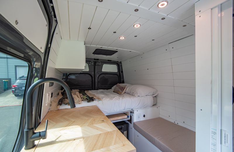 Picture 3/12 of a 2021 Mercedes Sprinter 4x4 144 with indoor shower for sale in Portland, Oregon