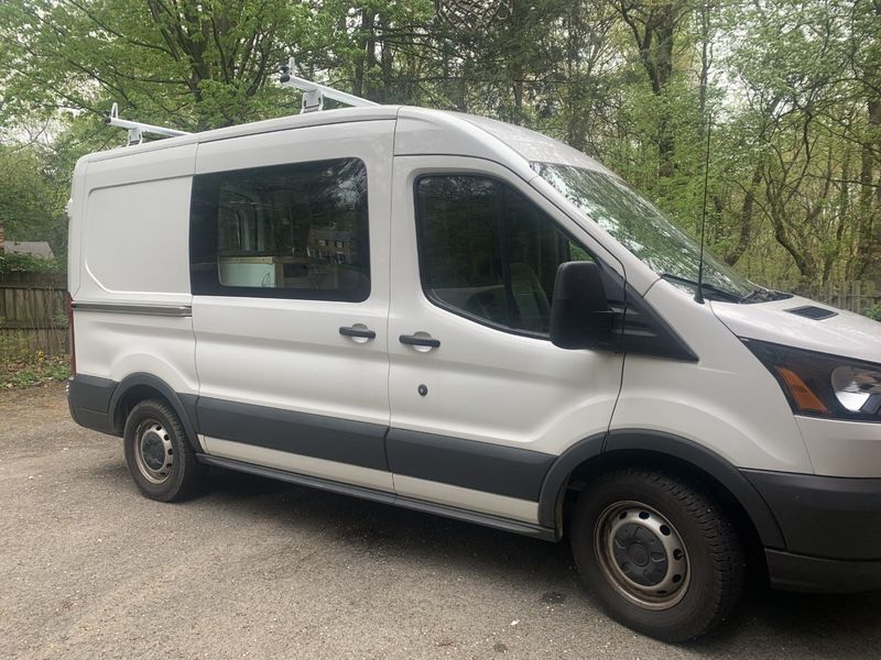 Picture 3/10 of a 2017 Ford Transit Medium Roof Partial Build Van  for sale in Pittsburgh, Pennsylvania