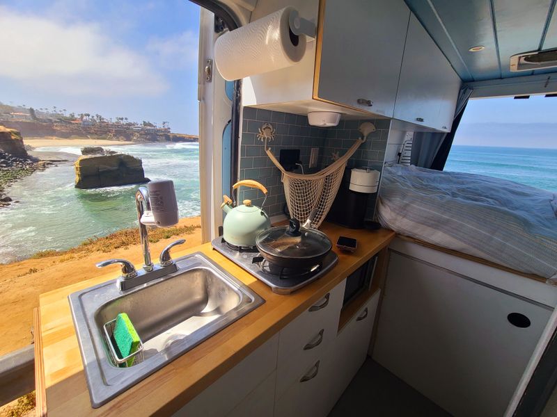 Picture 5/19 of a Off grid Camper Van with Remote work capability for sale in San Diego, California