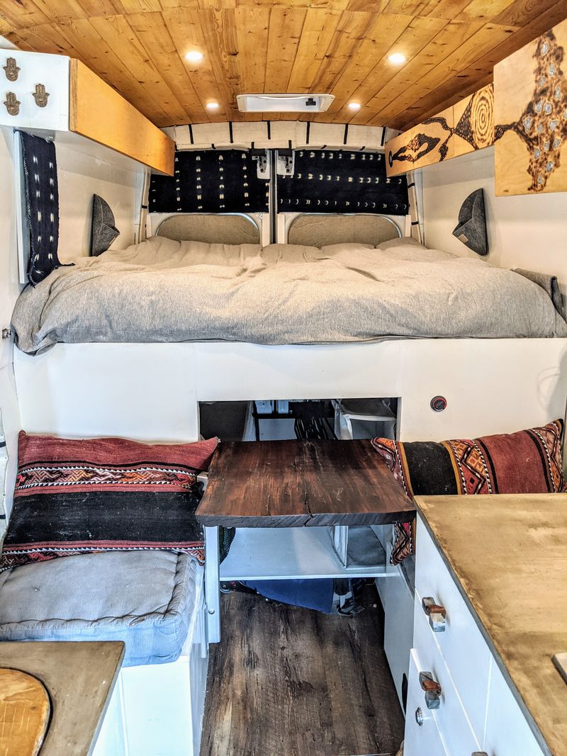 Picture 2/11 of a 2015 ford transit off grid adventure van  for sale in Richmond, California