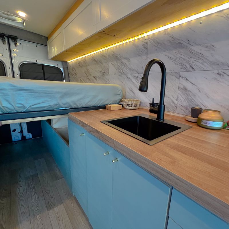 Picture 5/11 of a Ford Transit 250 - Off-Grid Ready Camper - High Roof Ext for sale in Sacramento, California