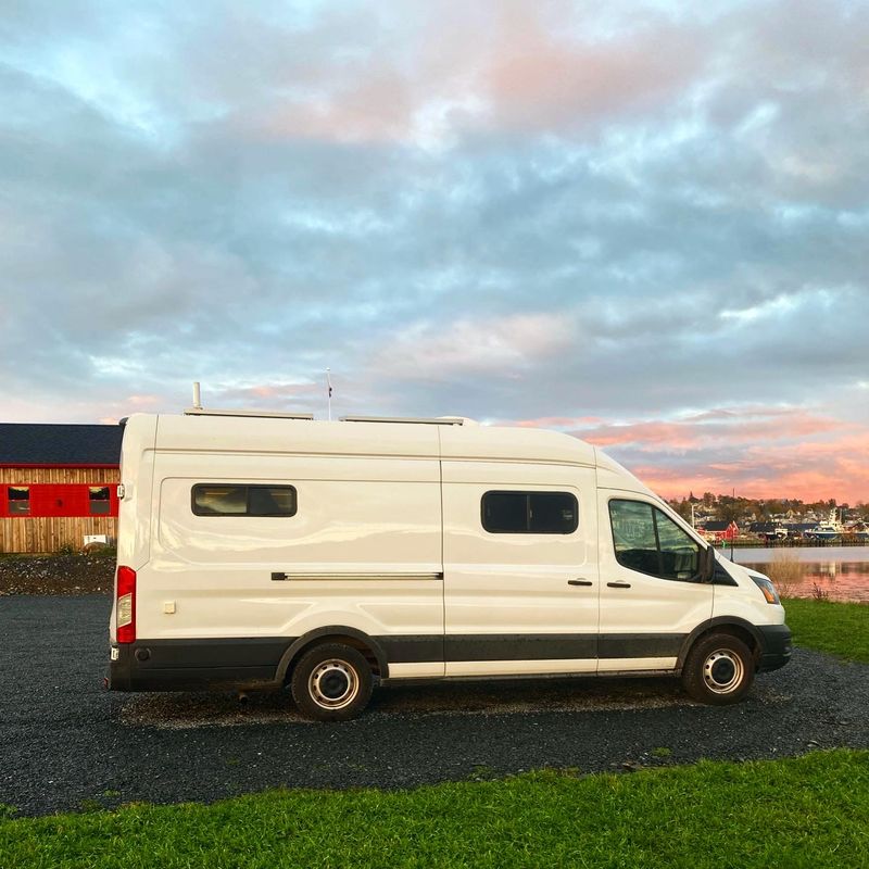 Picture 2/8 of a 2020 Ford Transit 350 Ecoboost Cargo Van High Roof Extended for sale in Oroville, Washington