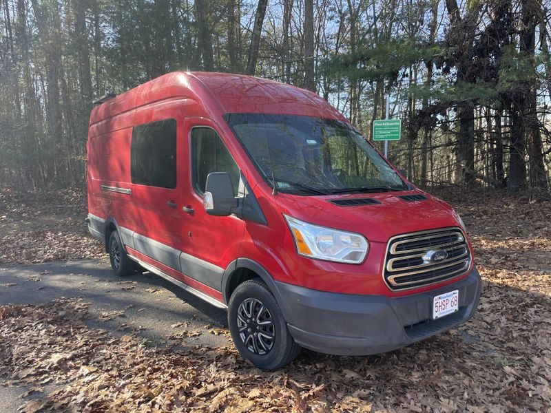 Picture 2/18 of a 2015 Ford Transit High Roof with hot shower, seats 4! for sale in Maynard, Massachusetts