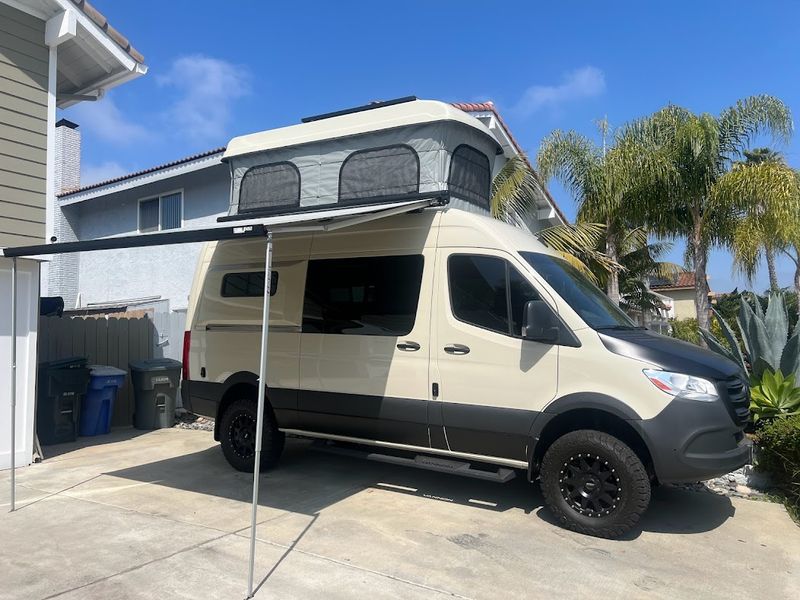 Picture 2/45 of a 2021 4WD Sprinter High Roof Pop Top 5k miles LIKE NEW for sale in San Diego, California