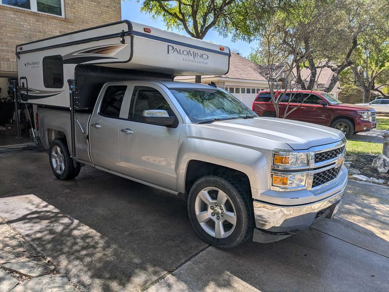 Picture 4/43 of a Adventure-Ready Truck Camper – 2015 Silverado 4x4 + 2017 Pal for sale in San Antonio, Texas