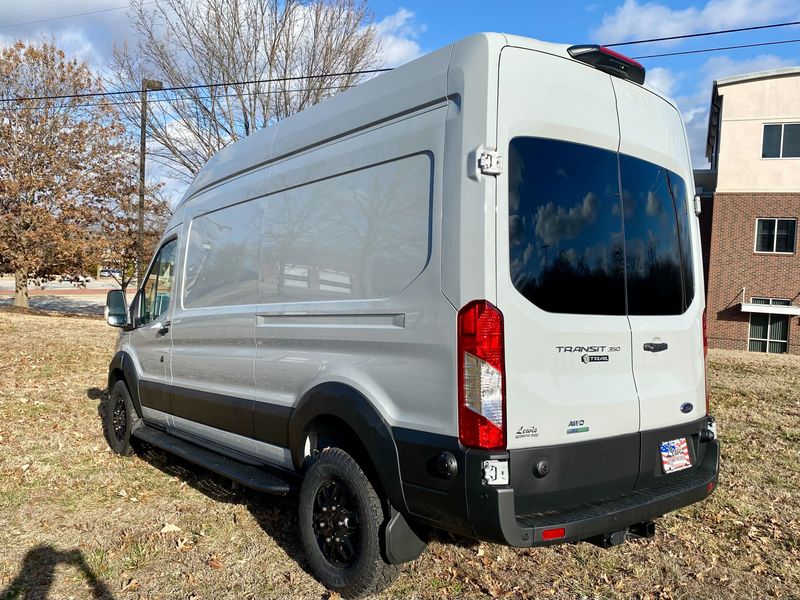 Picture 3/5 of a 2023 NEW Avalanche Gray Ford Transit 350 Trail High-Roof AWD for sale in Fayetteville, Arkansas