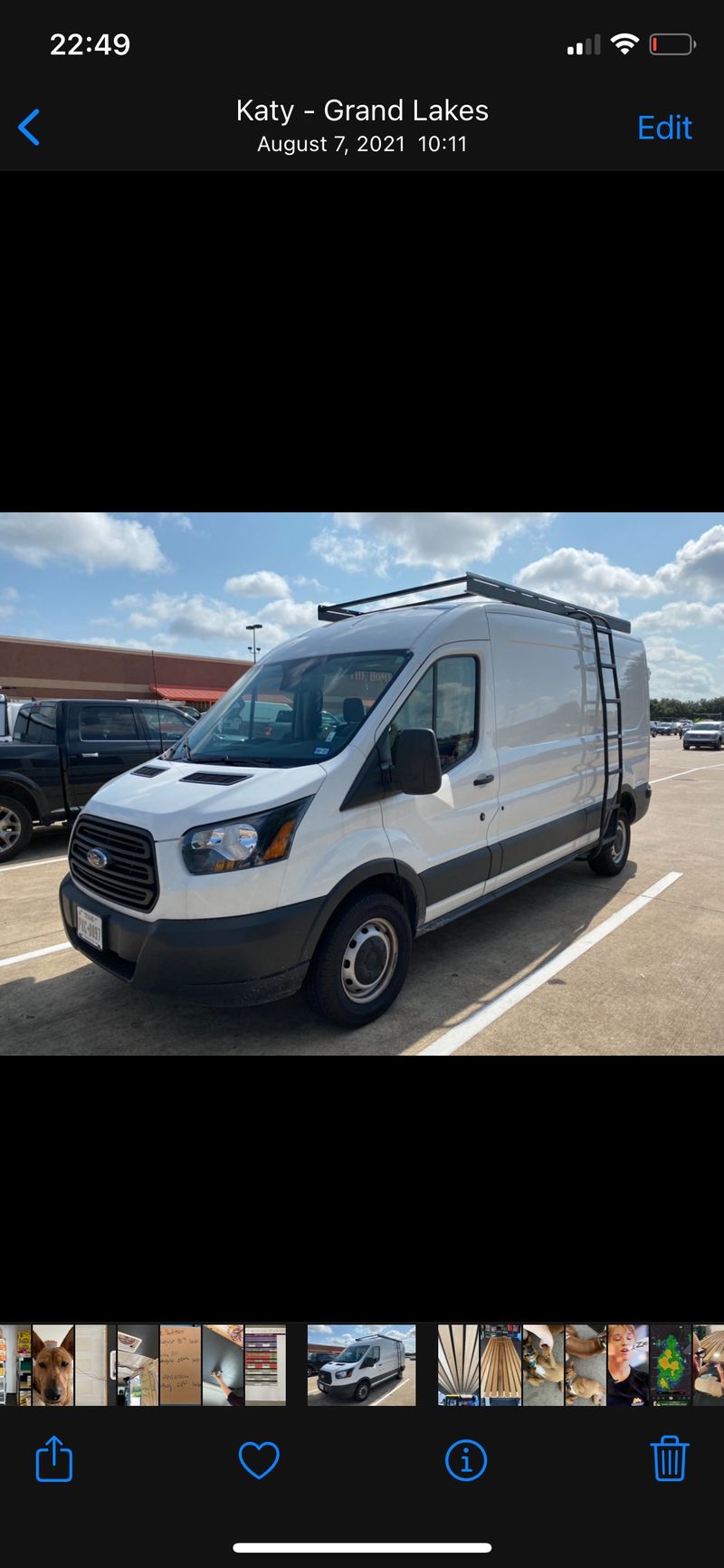Picture 1/9 of a 2019 Ford Transit 250 for sale in Spring, Texas