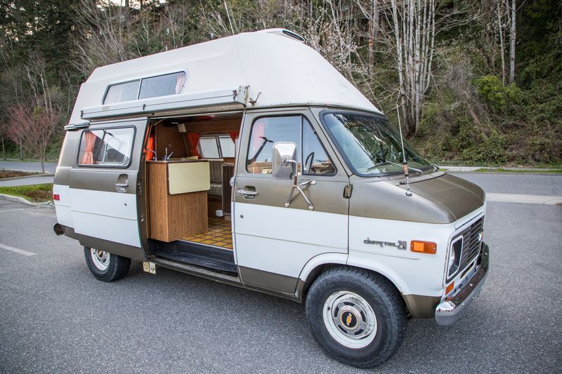 Picture 3/22 of a 1976 Cherolet G20 Camper Van - Excellent Condition! for sale in Bellingham, Washington