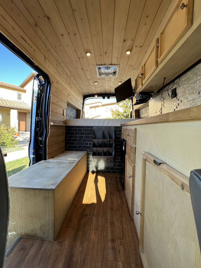 Picture 1/26 of a Camper Van 2015 Ford Transit T-350 Hi Top ONLY 45K MI, solar for sale in Irvine, California