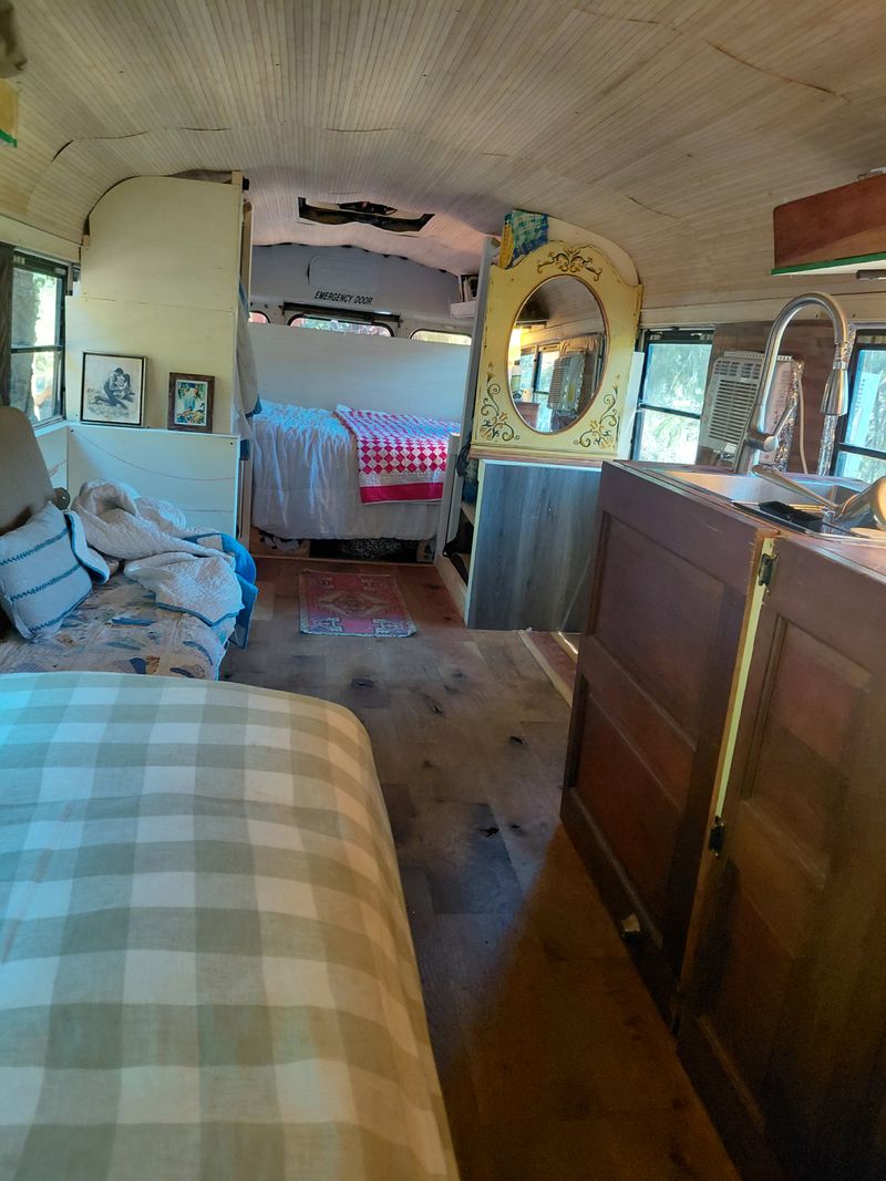 Picture 4/21 of a 1996 ford B800 Skoolie Converted School Bus tiny home for sale in Pescadero, California