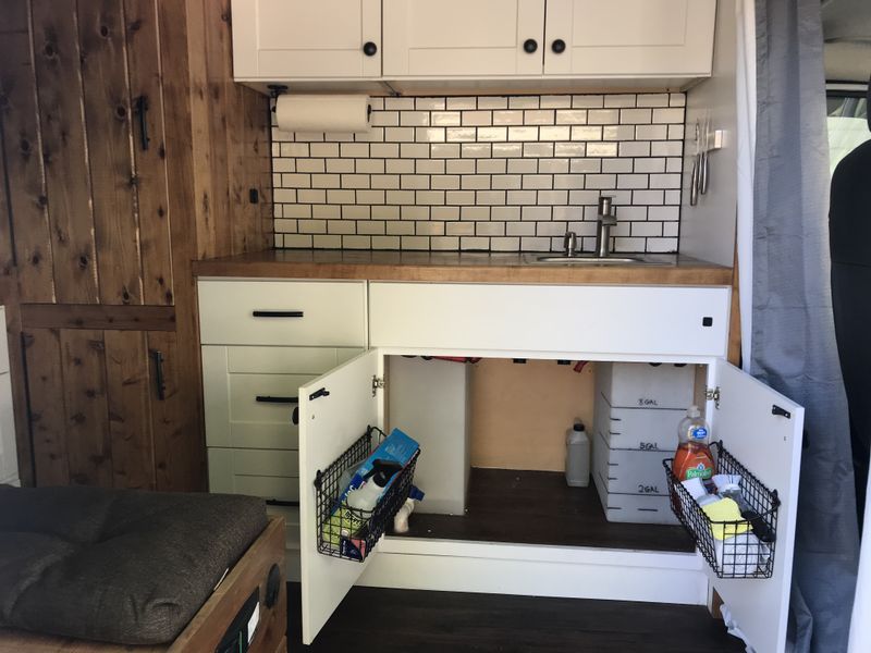 Picture 2/14 of a Custom 2017 Ram Promaster Camper Van High Roof 159” WB for sale in Walnut Creek, California