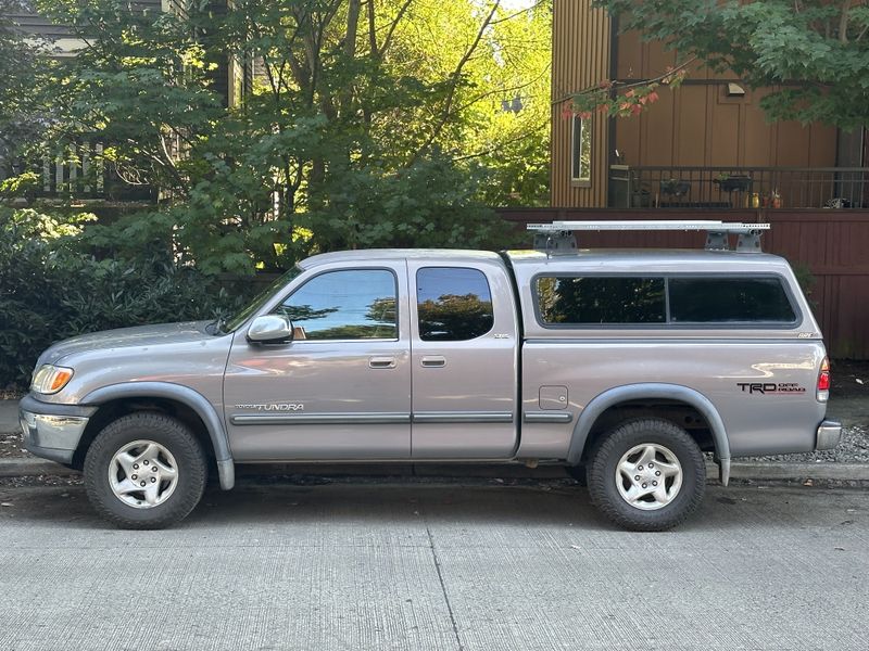 Picture 1/9 of a 2001 Toyota Tundra 4x4 with matching topper for sale in Seattle, Washington