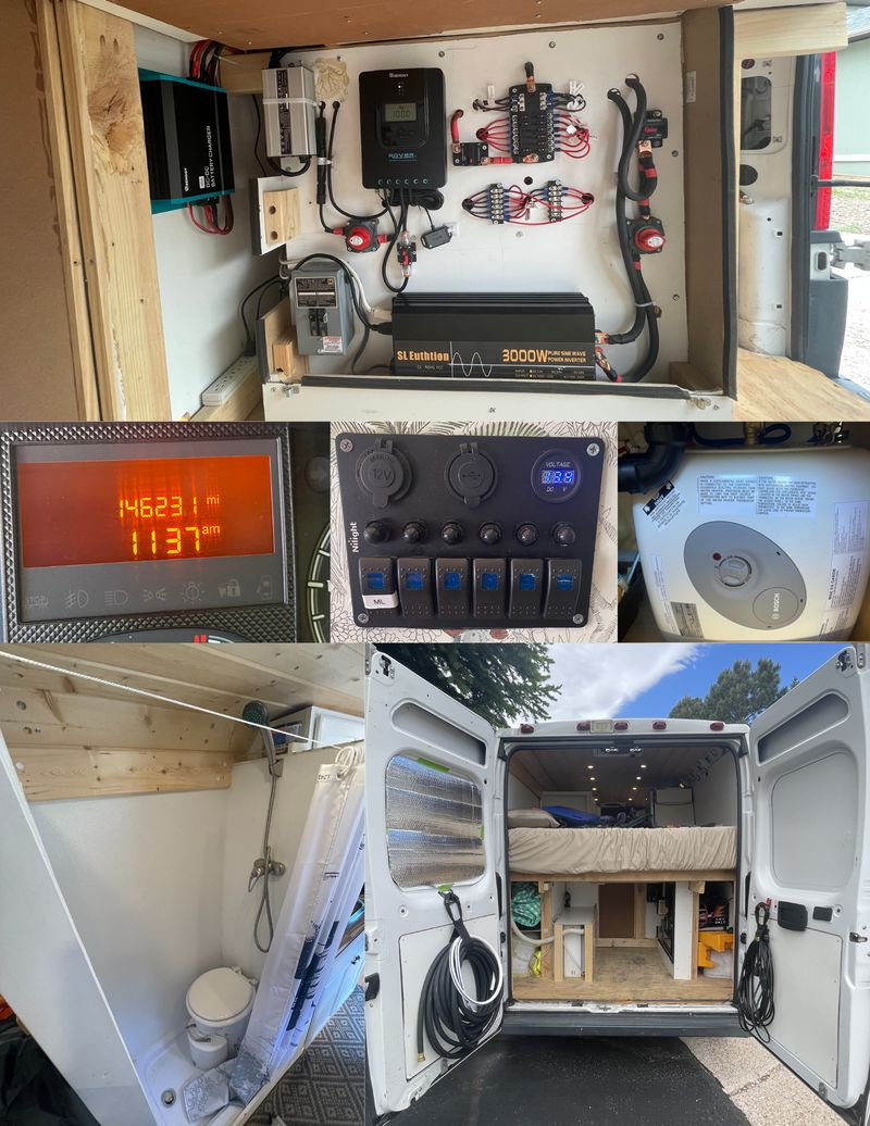 Picture 3/12 of a 2016 RAM Promaster 2500 159 HR Off-Grid Van Conversion for sale in Colorado Springs, Colorado