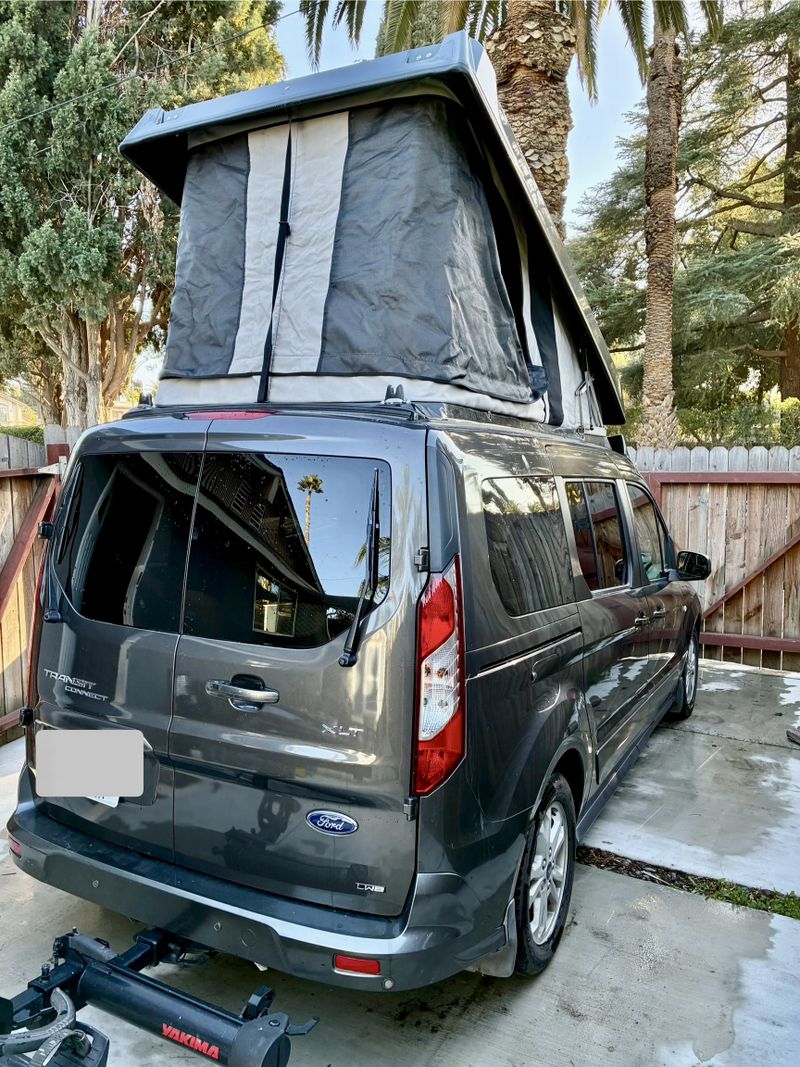 Picture 2/20 of a 2021 Ford Transit Connect XLT with pop top camper for sale in Riverside, California