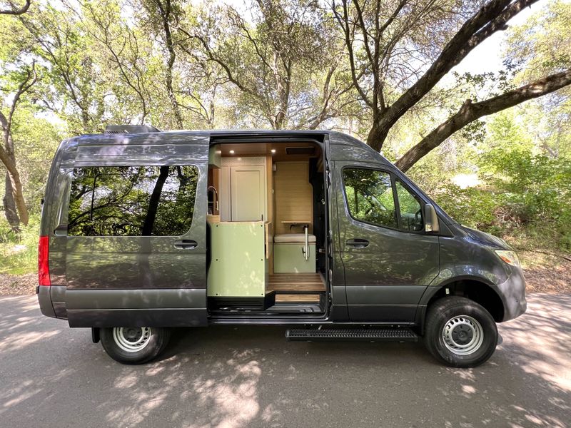 Picture 1/14 of a 2024- 144 Sprinter AWD With Interior Shower, AC, and Heater for sale in Rancho Cordova, California