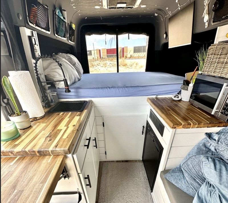 Picture 1/20 of a 2022 Mercedes Sprinter Van w shower, rear ac, solar! for sale in Las Vegas, Nevada