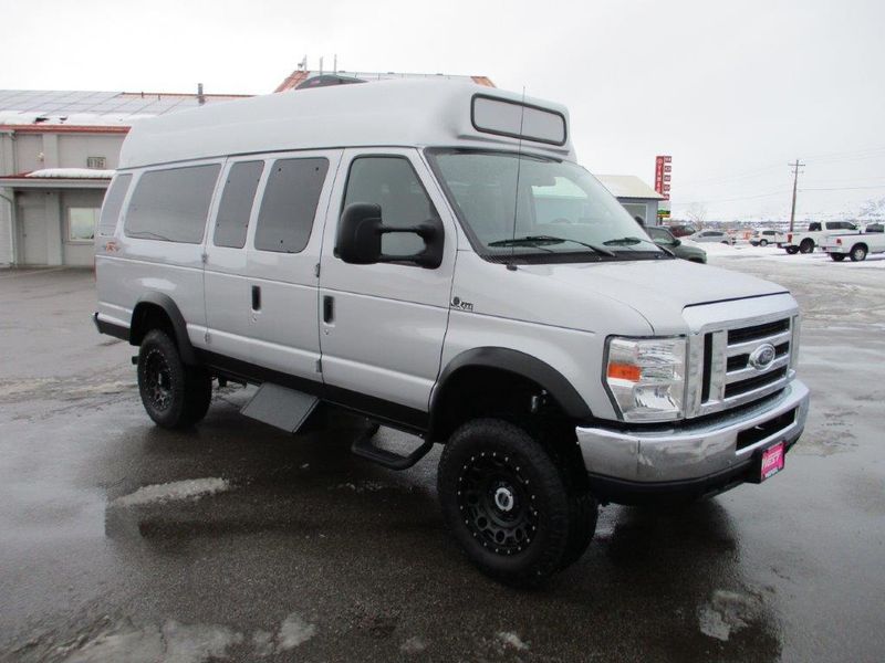 Picture 1/38 of a 2014 Ford E-350 Extended Quigley 4X4 Hi-Top for sale in Hyde Park, Utah