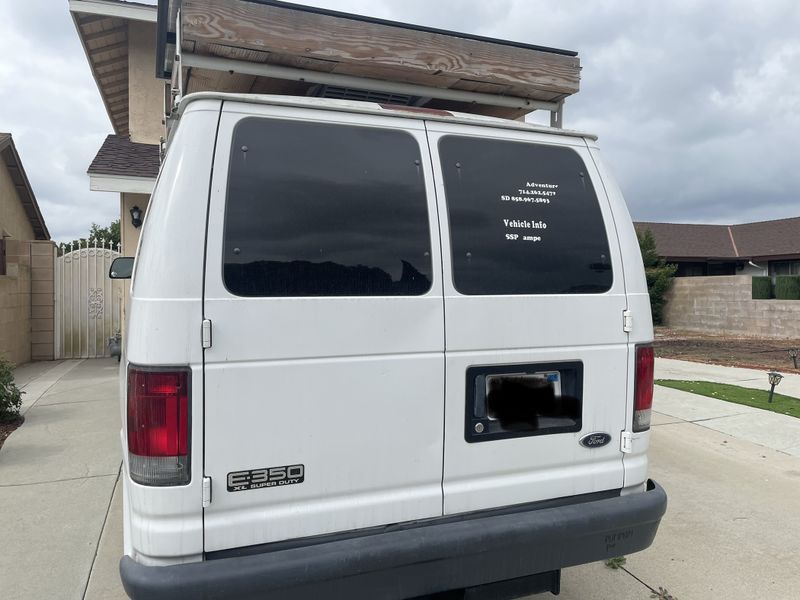 Picture 2/10 of a Converted Ford Econoline Super Duty Van with Solar Panels! for sale in Redondo Beach, California