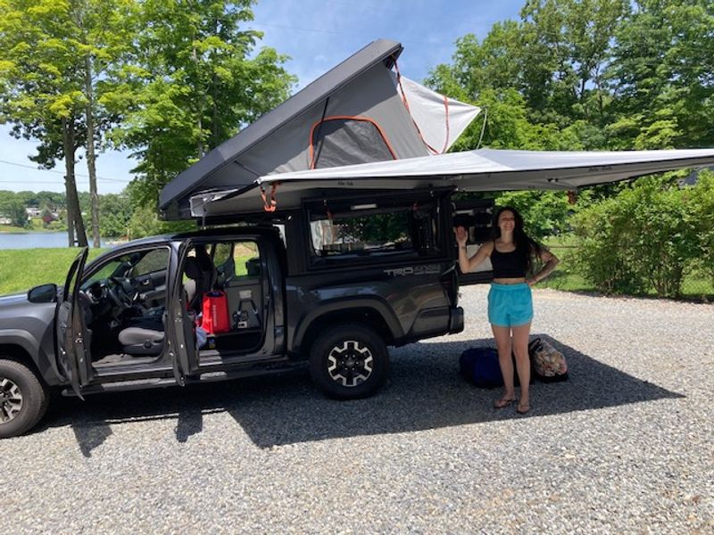 Picture 2/7 of a 2017 Toyota Tacoma Offrd, with ALU-CAB camper for sale in Newton, New Jersey