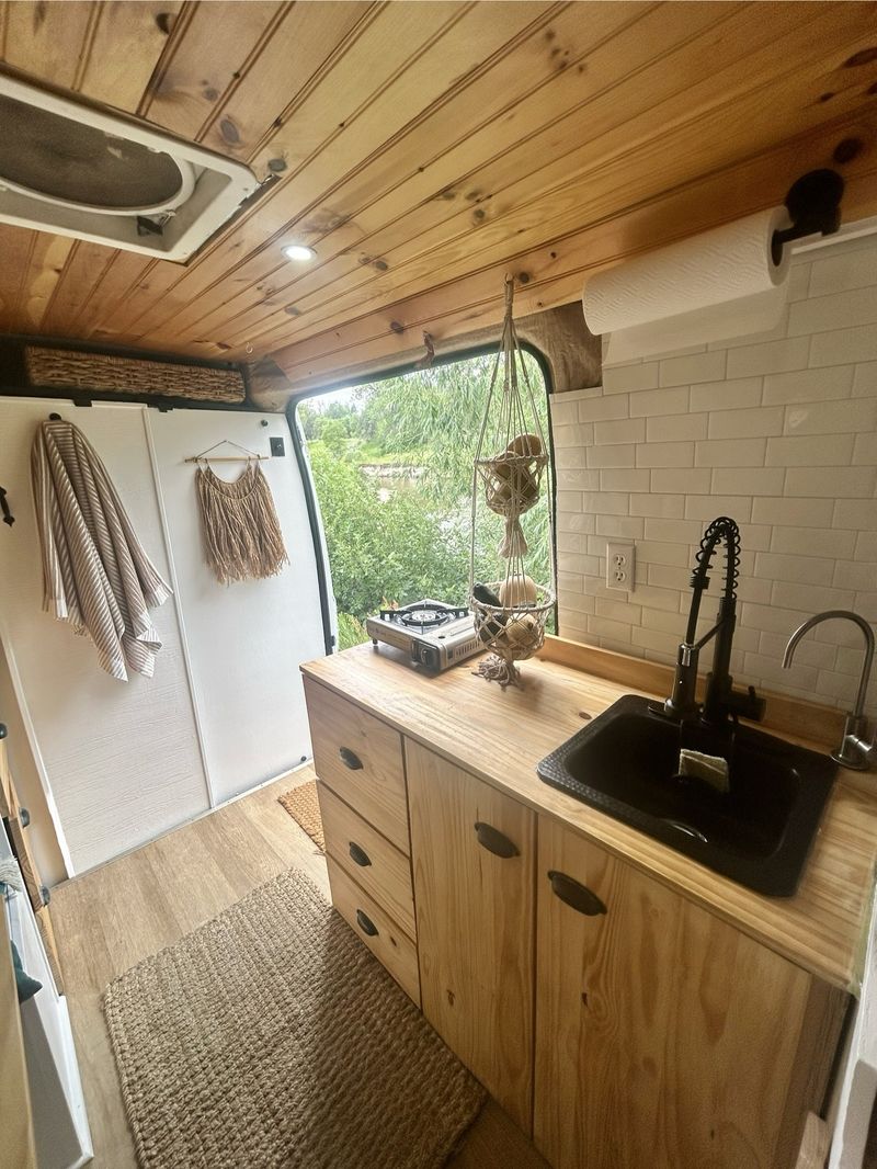 Picture 3/16 of a Peaceful vibe high roof camper van in excellent condition for sale in Denver, Colorado