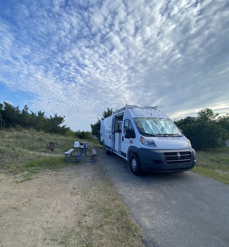 Picture 1/12 of a 2018 Ram ProMaster 3500 camper van - fully off - grid ready for sale in Burlington, North Carolina