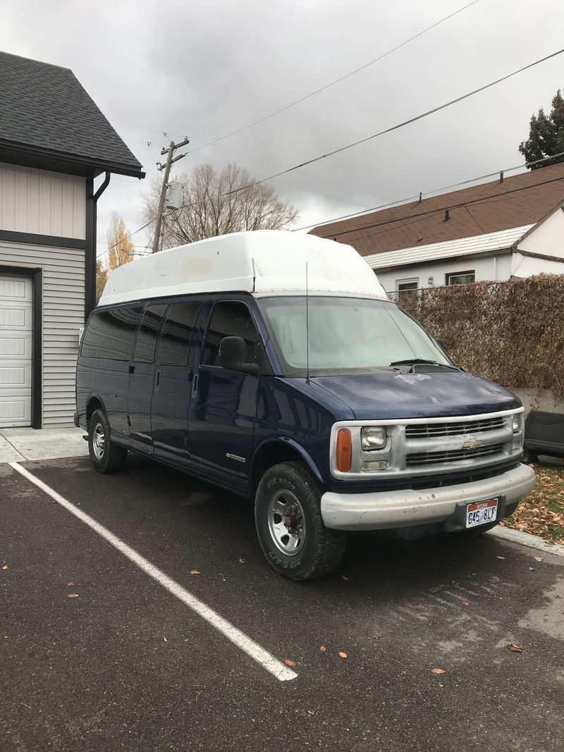 Picture 1/6 of a 2002 Chevy Express Van Tall Raised Roof Empty Interior for sale in Rexburg, Idaho