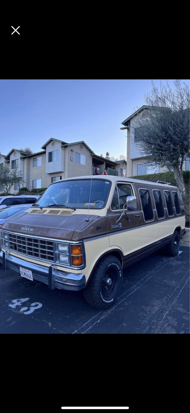 Picture 3/7 of a 1985 Dodge B250 for sale in Fallbrook, California