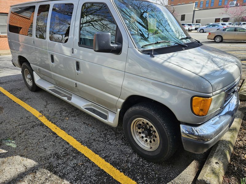 Picture 1/5 of a 2003 Ford E-350 XLT Super Duty 8 CYLS for sale in Fayetteville, Arkansas