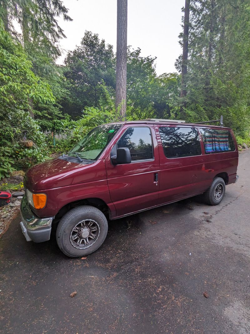 Picture 1/26 of a 2008 Ford E-150 Campervan w/ Solar+Cooler for sale in Bellevue, Washington