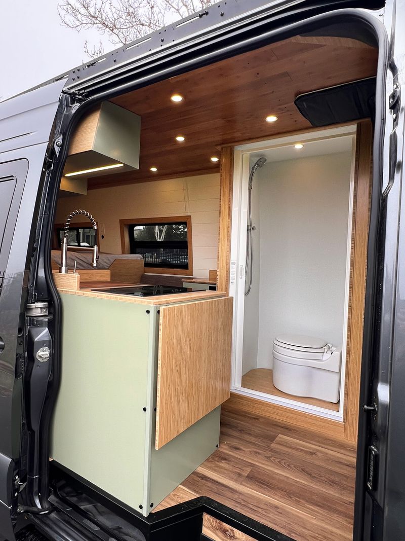Picture 4/12 of a AWD New Mercedes Sprinter 170 Campervan with Indoor Shower! for sale in Rancho Cordova, California