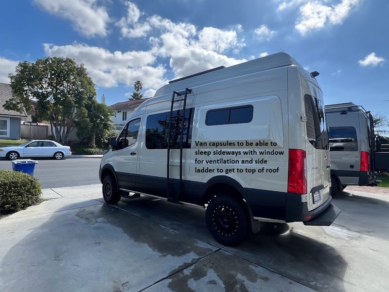 Picture 4/45 of a 2021 4WD Sprinter High Roof Pop Top 5k miles LIKE NEW for sale in San Diego, California