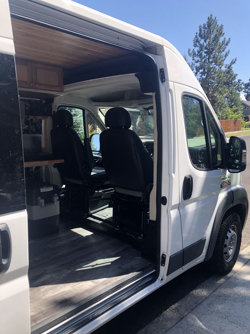 Picture 5/12 of a Ram Promaster High-roof 2500 2018 (16 K miles) camper van for sale in Bend, Oregon